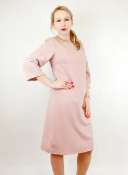 Rochie dreapta roz - Ioana