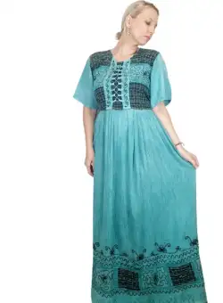 Rochie Lunga Brodata - Miuta 5