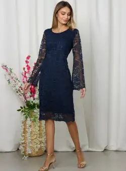 Rochie Sirrya Bleumarin