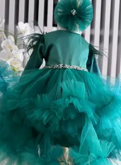 Rochita fetite cu tulle si strasuri - Robertina