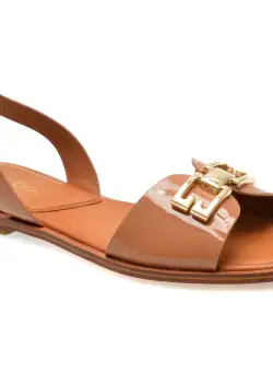 Sandale casual ALDO gri, AGREINWAN2511, dinpiele ecologica