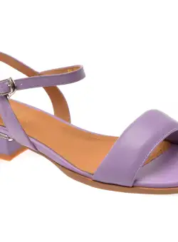 Sandale casual GRYXX mov, F51C09, din piele naturala