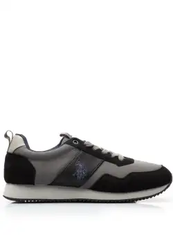 Sneakers barbati U.S. POLO ASSN.-503 Negru cu Gri