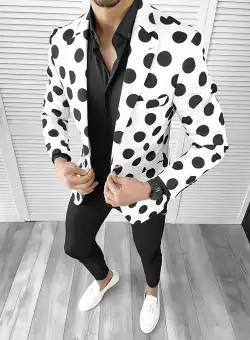 Tinuta barbati smart casual Pantaloni + Camasa + Sacou 637