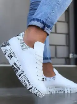 Adidasi barbati casual albi CU MIC DEFECT DEF344