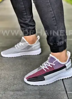 Adidasi barbati din panza mov B1493 N7-4