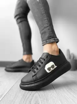 Adidasi barbati negri 6615 A3-1