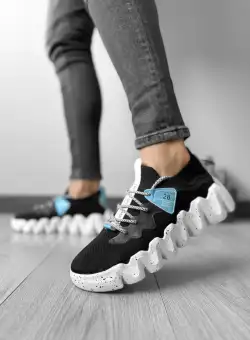 Adidasi barbati nergi din panza h25 A33-1