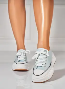 Adidasi Dama Albastri din Textil Lilien