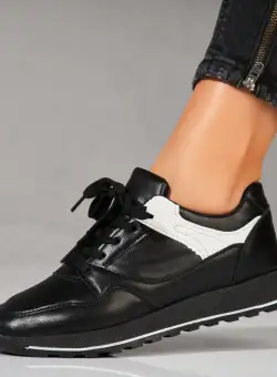 Adidași damă Albi din Piele Ecologica Kiona