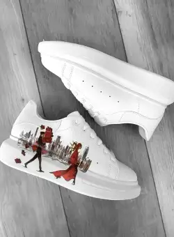 Adidasi dama casual albi FCL7032 A37-2