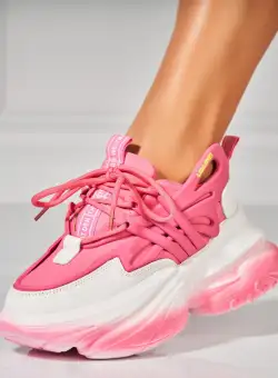 Adidasi Dama Fucsia din Piele Ecologica Nasim