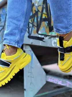 Adidasi dama Galben casual B3638 A35-4