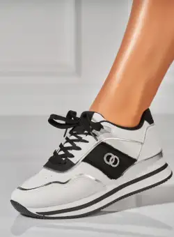 Adidasi Dama Negri din Piele Ecologica Kavita