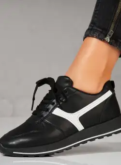 Adidași damă Negri din Piele Ecologica Kyere