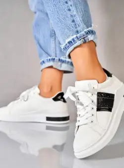 Adidași damă Piele Ecologica Alb Aleha