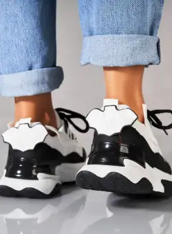 Adidași damă Piele Ecologica Alb Lakyn