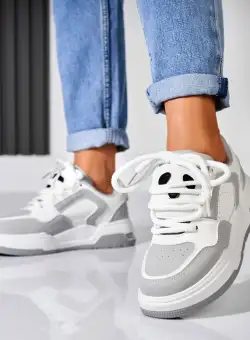 Adidași damă Piele Ecologica Gri Anyra