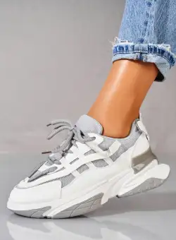 Adidași damă Piele Ecologica Gri Lakyn