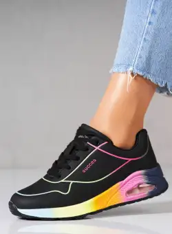 Adidași damă Piele Ecologica Negru Caylei