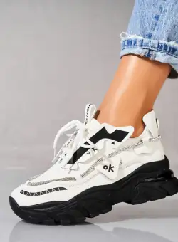 Adidași damă Piele Ecologica Negru Rajvi2