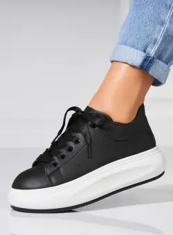 Adidași damă Piele Ecologica Negru Stely