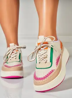 Adidasi Dama Roz din Textil Elden