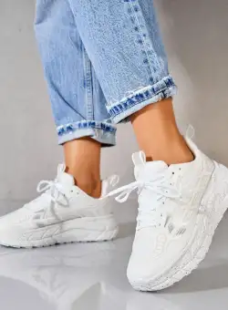 Adidași damă Textil Alb Frimy