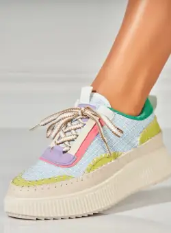 Adidasi Dama Verzi din Textil Elden