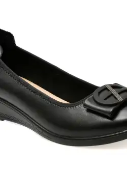 Balerini casual FLAVIA PASSINI negri, 1212, din piele naturala