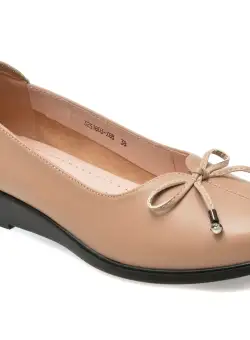 Balerini casual FLAVIA PASSINI nude, 3251803, din piele naturala