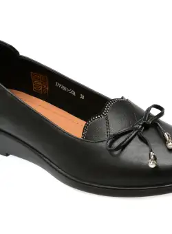 Balerini casual GRYXX negri, 3779801, din piele naturala