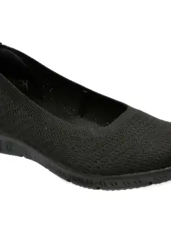 Balerini casual SKECHERS negri, BE-COOL, din material textil