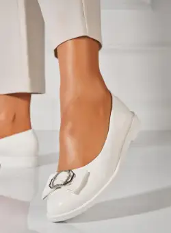 Balerini dama Piele Ecologica Alb Laren