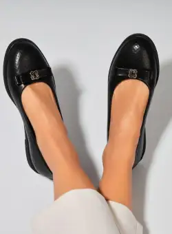 Balerini dama Piele Ecologica Negru Erilyn