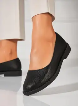 Balerini dama Piele Ecologica Negru Kalvyn