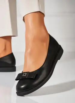Balerini dama Piele Ecologica Negru Lisha