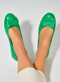 Balerini dama Piele Ecologica Verde Rydia