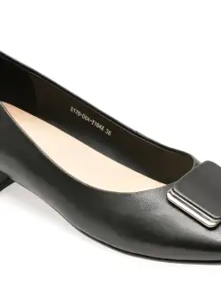 Balerini EPICA negri, 17808A, din piele naturala