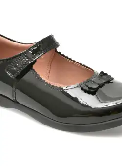 Balerini GEOX negri, J36FHA, din piele naturala