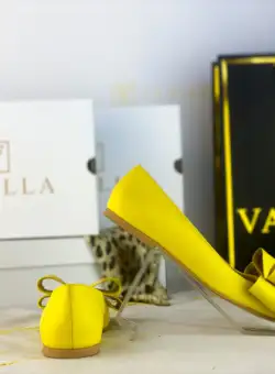 Balerini Leona piele neteda Galbena