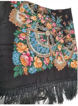 Batic etno mare negru Bujori 4