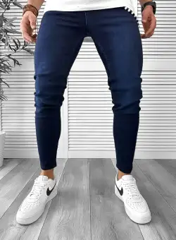 Blugi barbati conici albastri 12495 G3-5.3