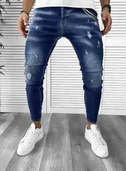 Blugi barbati conici albastri 350 B15-3.1.2