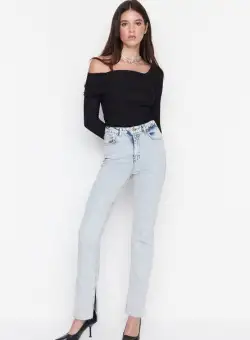 Blugi dama Jazmin albastri