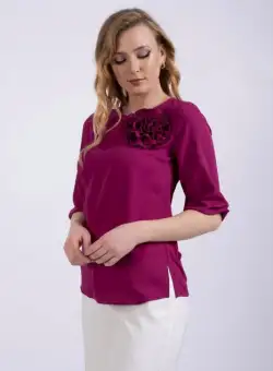 Bluza 4328 ciclame La Donna