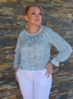 Bluza 812 ie inflorata Aquared