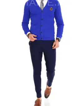 Bluza barbati albastra ZR 9893 D10-2