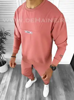 Bluza barbati casual roz B8036 89-4