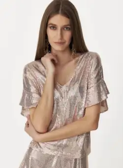 Bluza EV2MZ2466 auriu Mizar